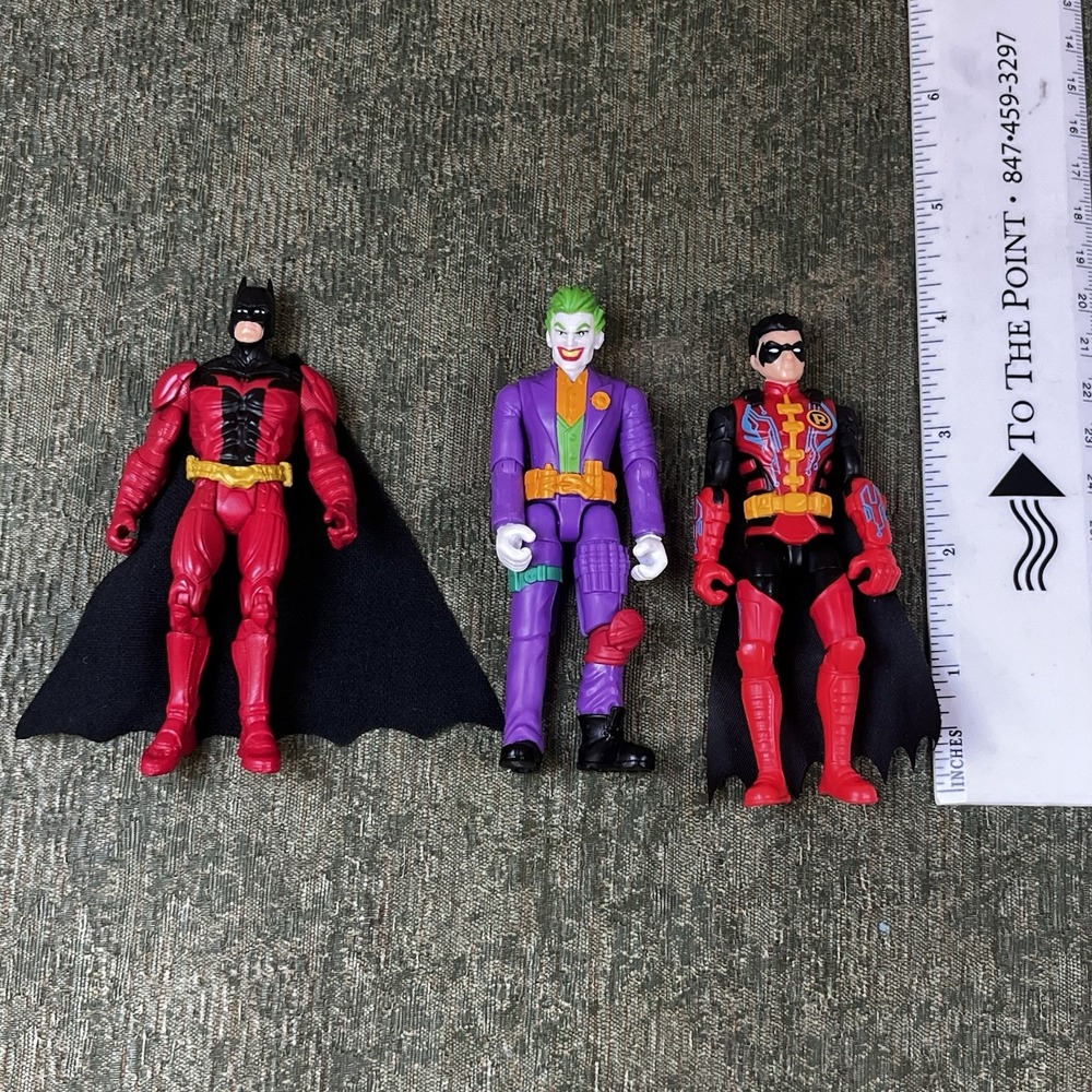 Batman, Robin, and The Joker Action Figures DC Comics Batman by Spin Masters - Picture 8 of 8